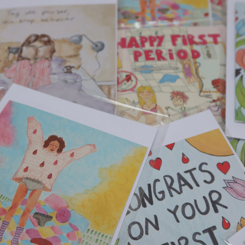 "Happy Period" Card - By Camilla Lovmand