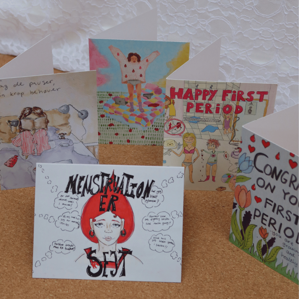 "Happy Period" Card - By Camilla Lovmand