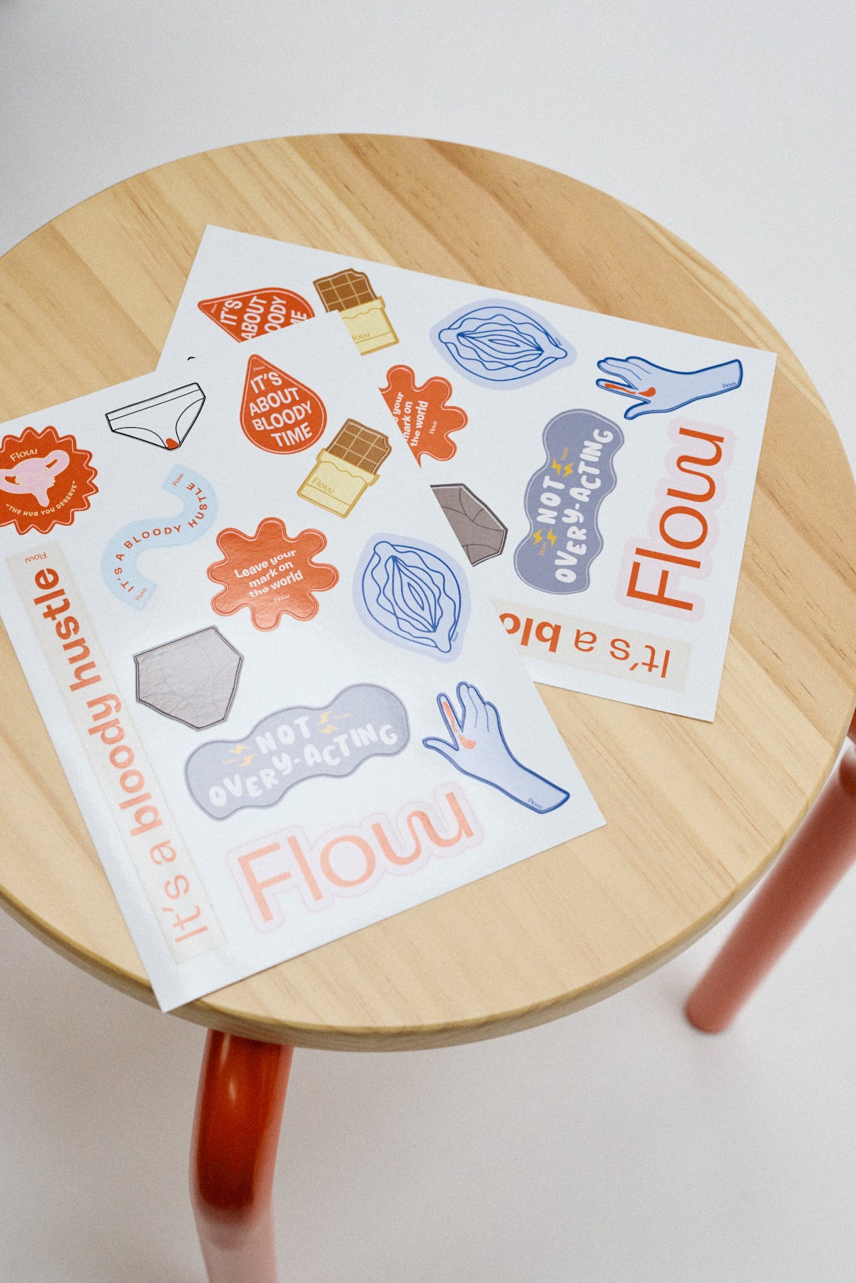 Bloody Hustle sticker sheet