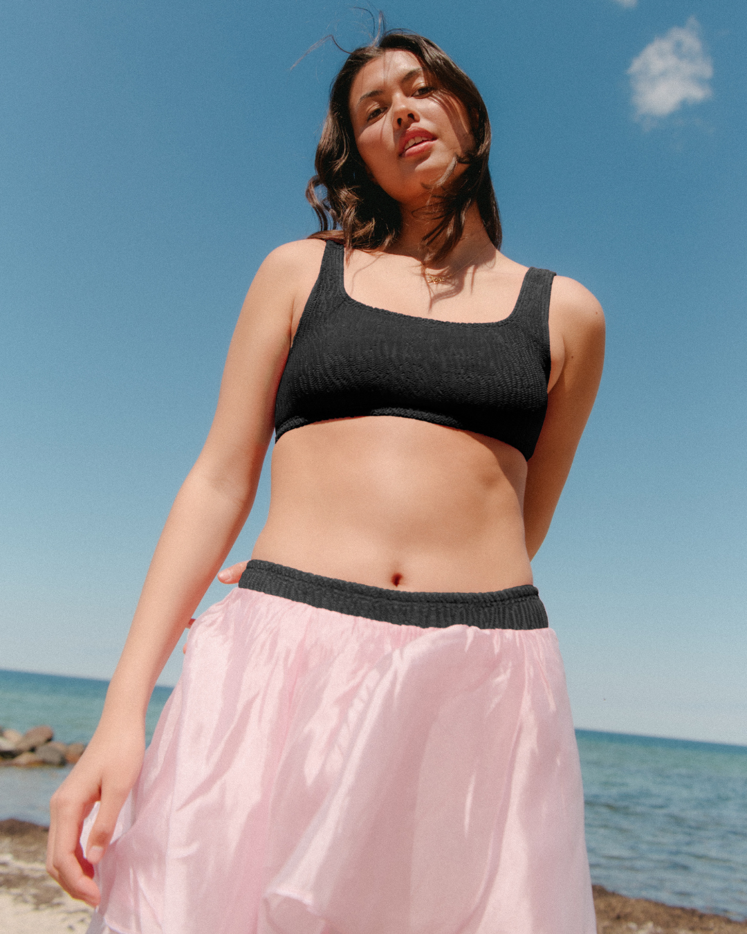 Period Swim Bikini - Seat top - nero