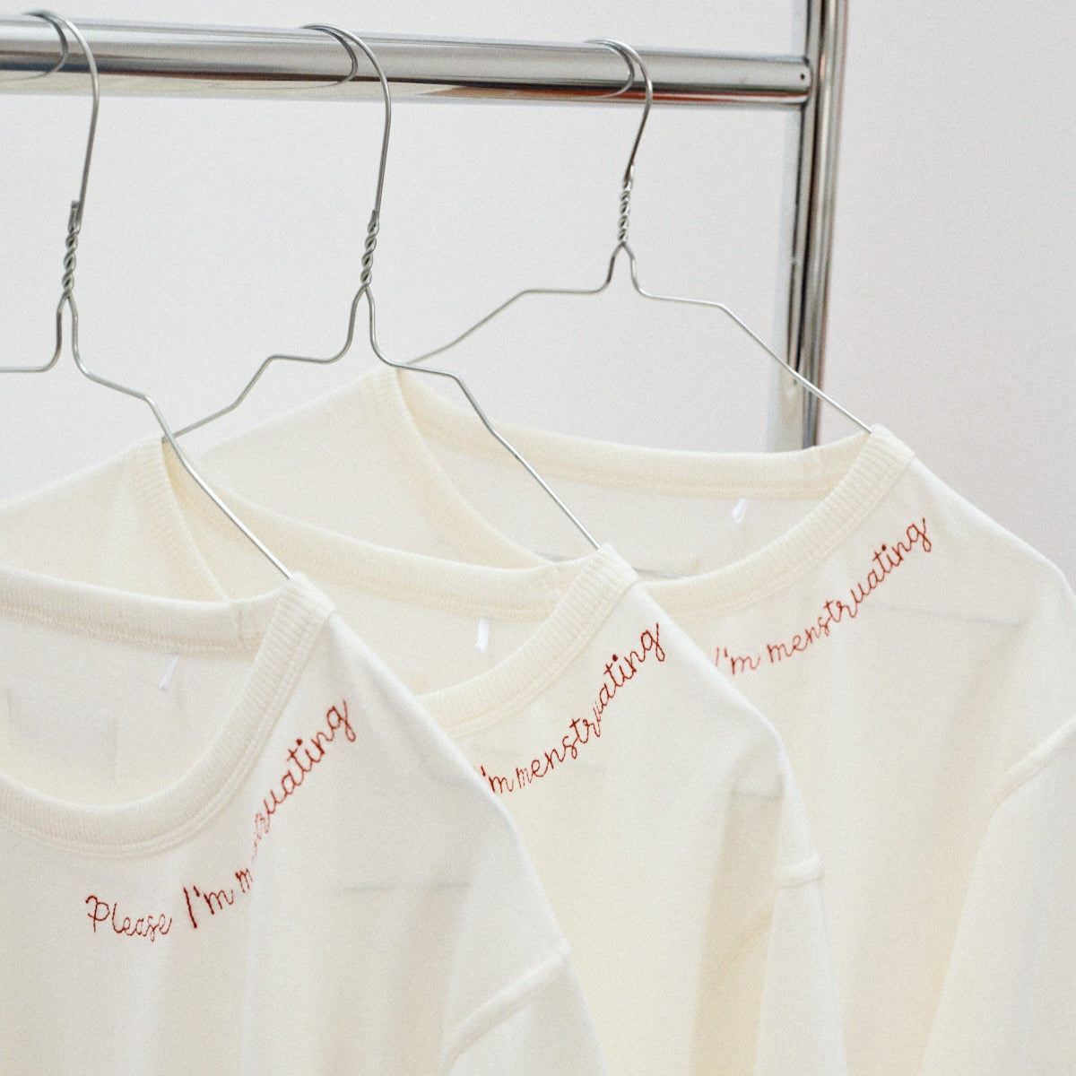 Cycle tee - "Please, I'm menstruating"