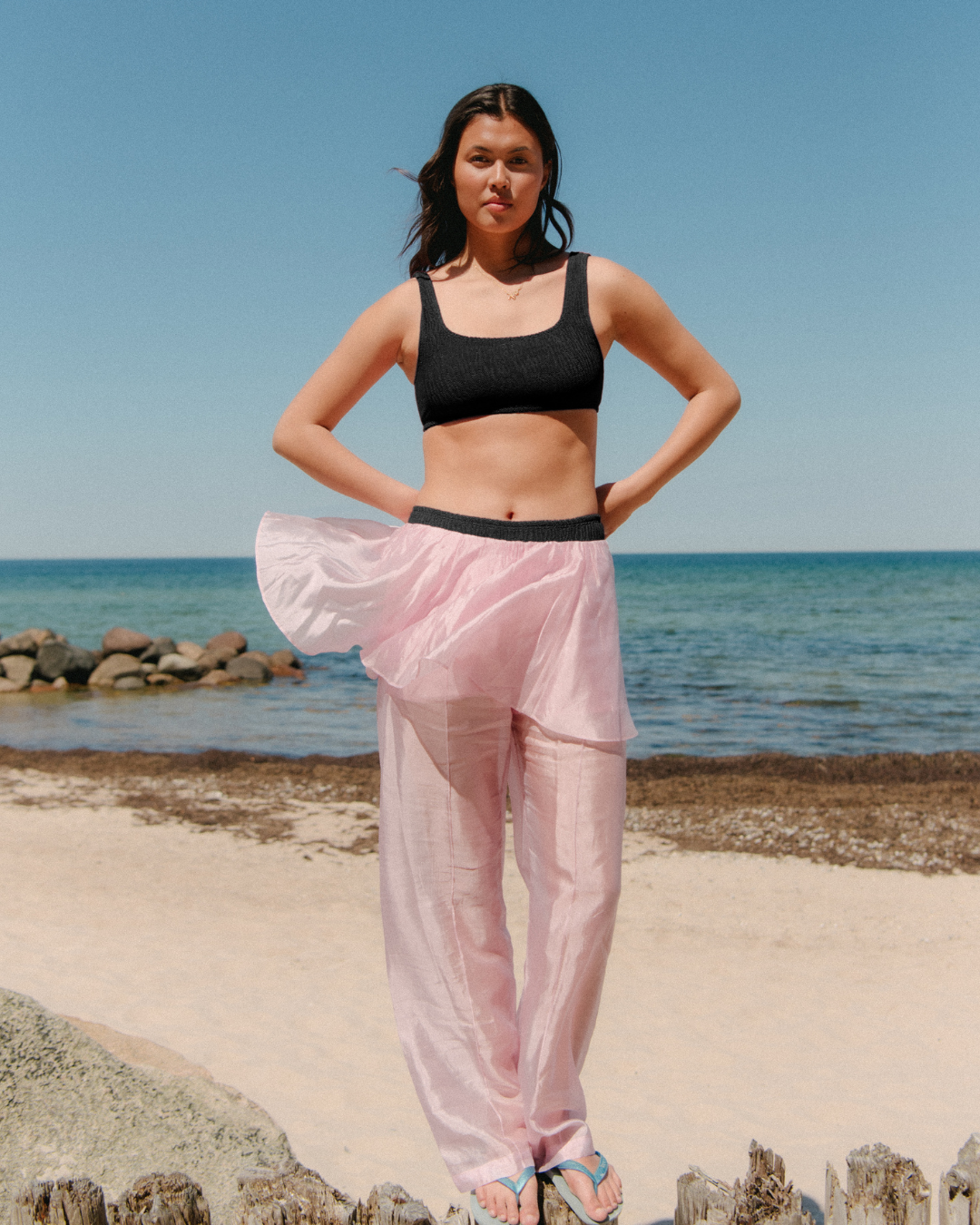 Period Swim Bikini - Seat top - nero