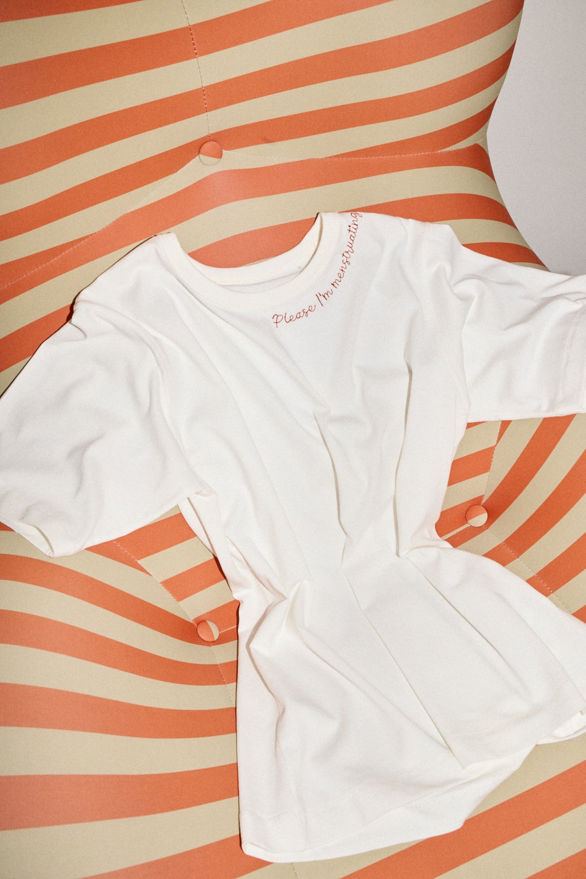 Cycle tee - "Please, I'm menstruating"