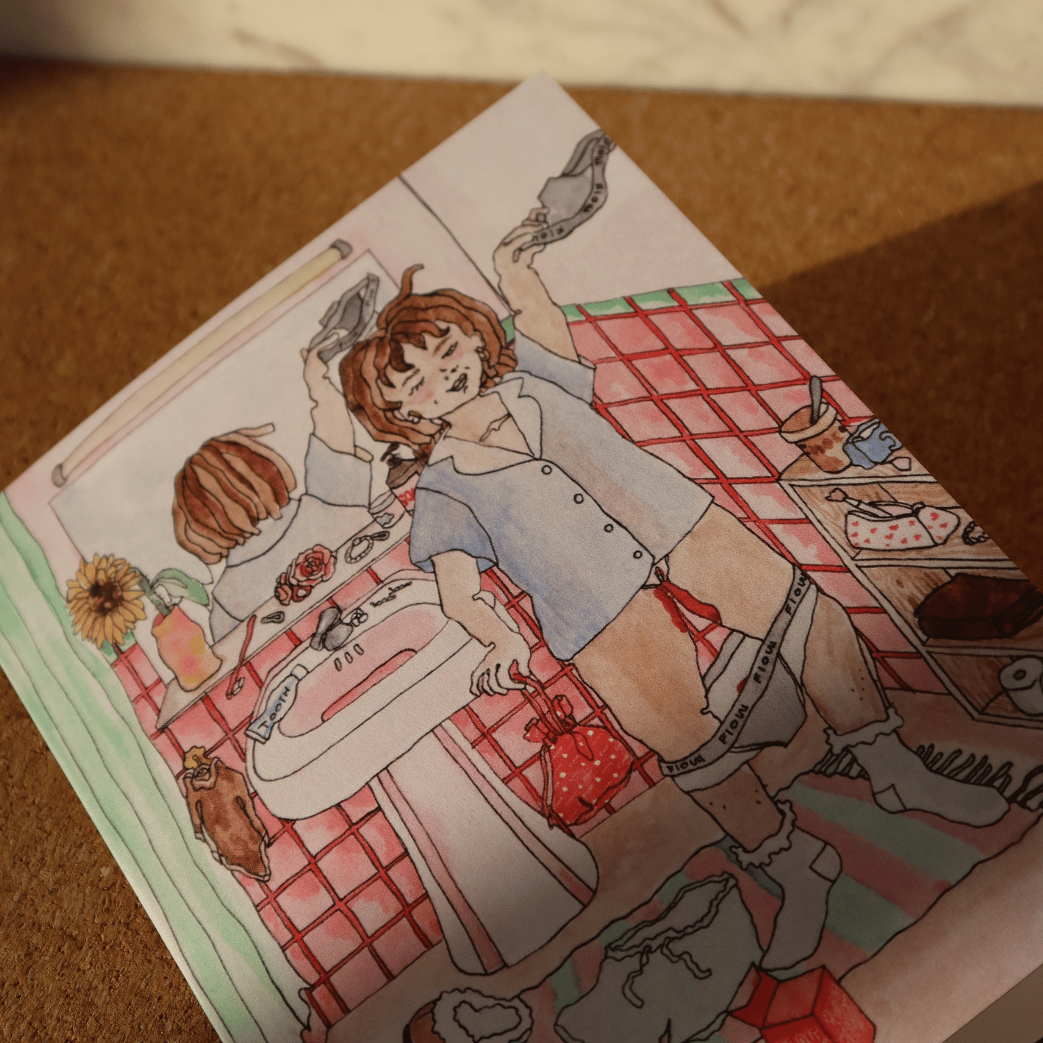 "Happy Period" Card - By Camilla Lovmand