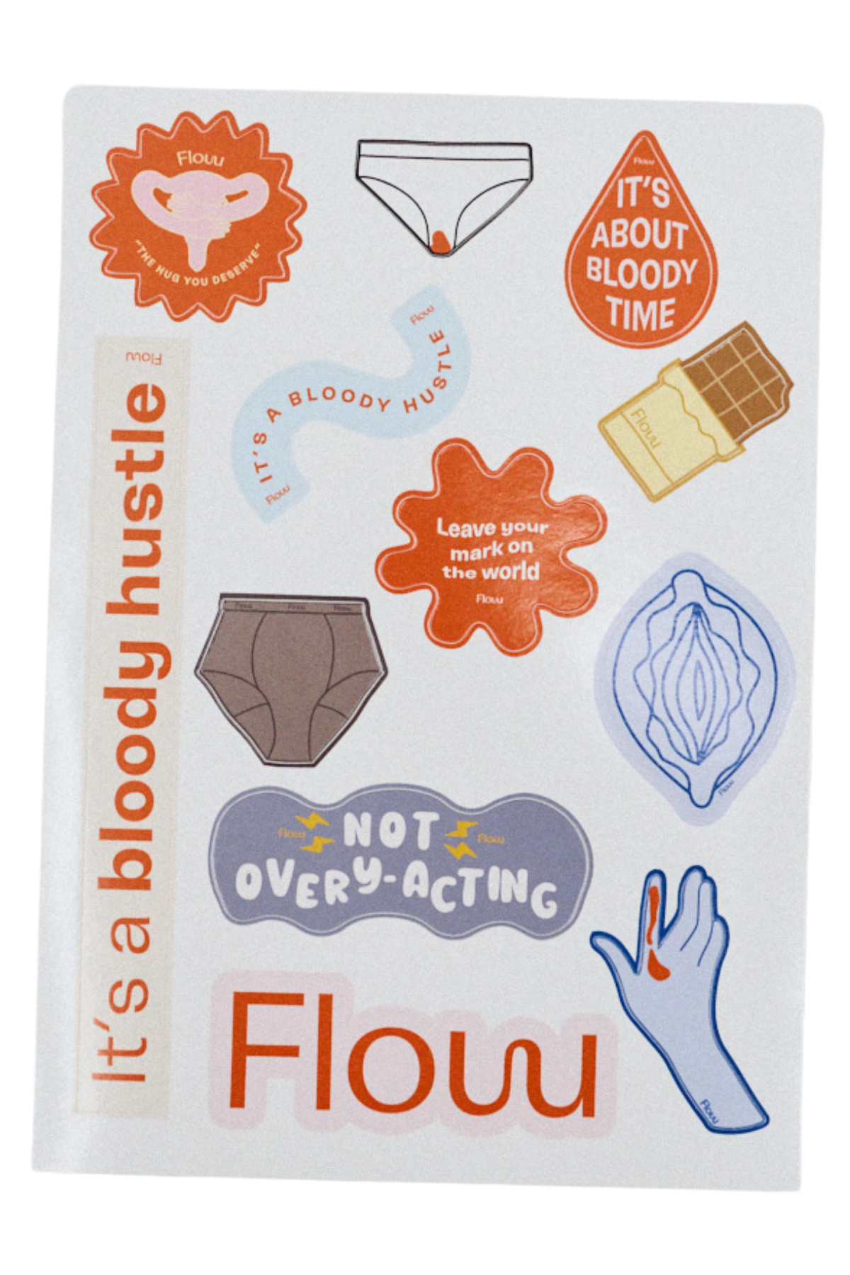 Bloody Hustle sticker sheet