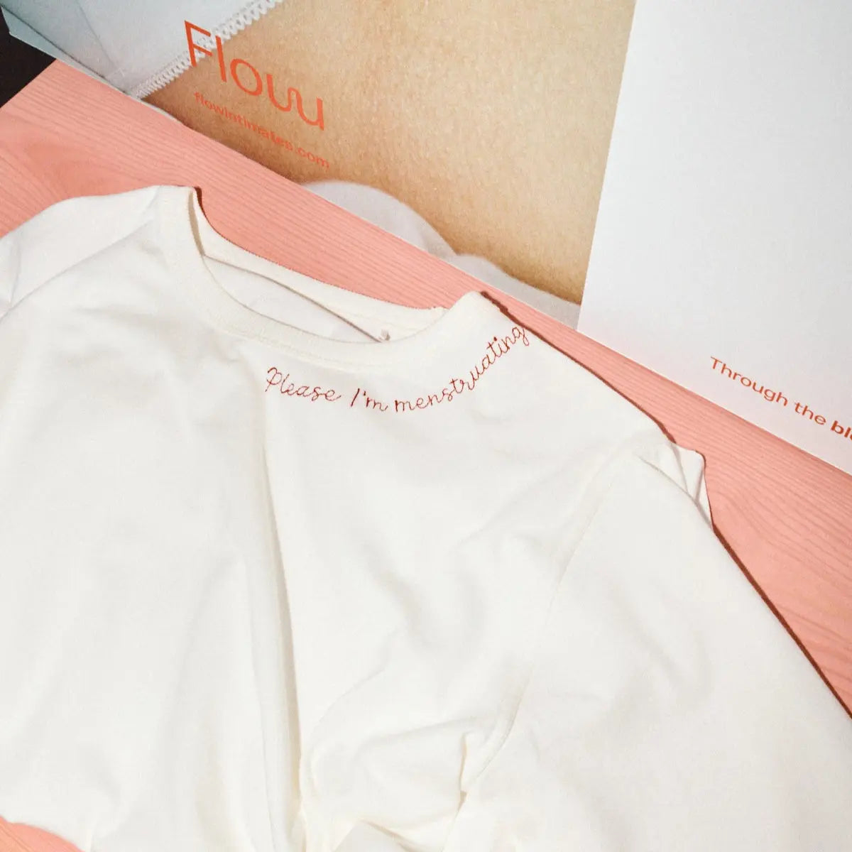 Cycle tee - "Please, I'm menstruating" Flow Intimates