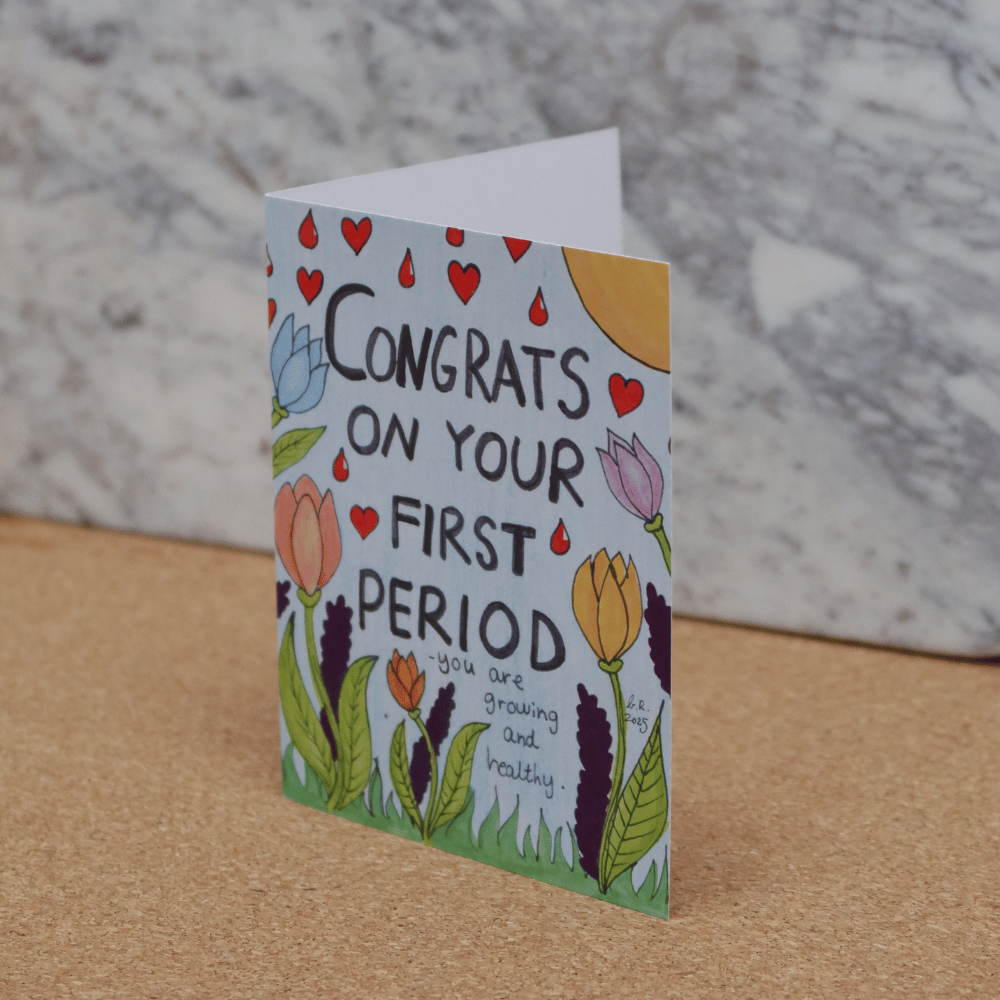 "Happy Period" Card - By Camilla Lovmand