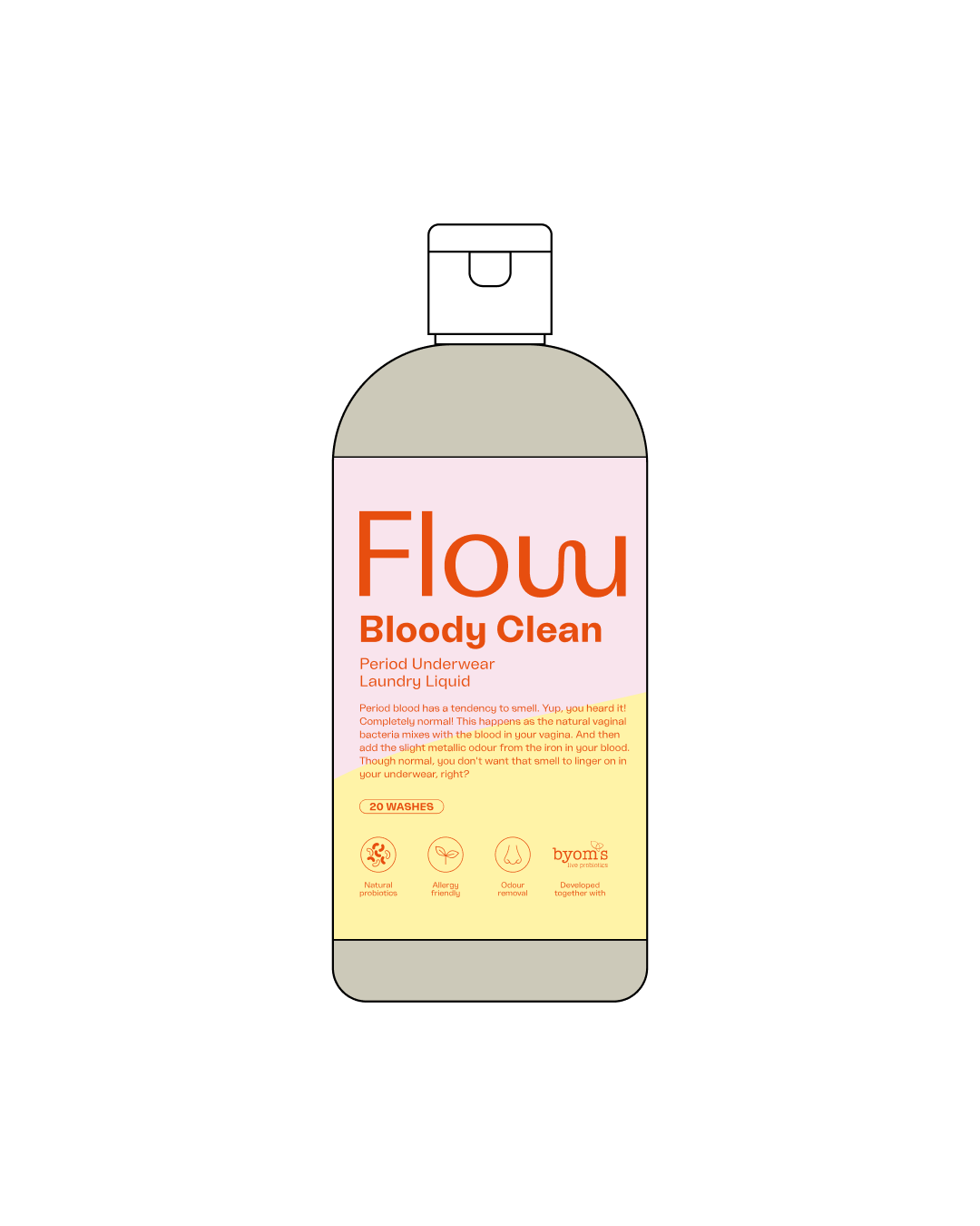Bloody Clean, laundry detergent