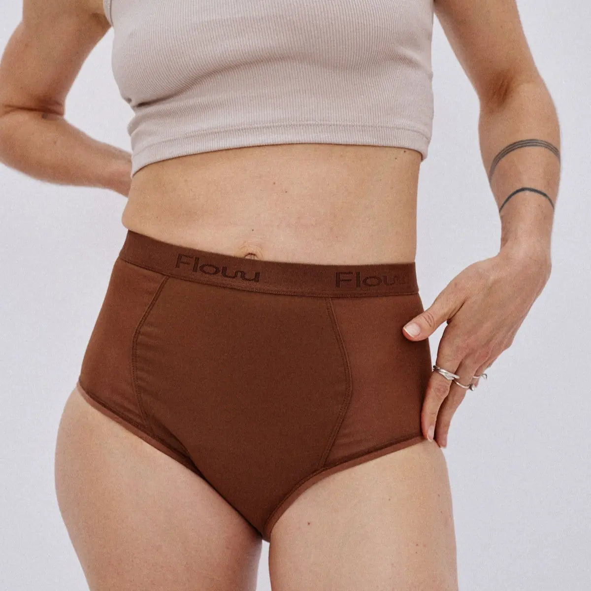 Menstruationstrusse med høj talje Flow Intimates