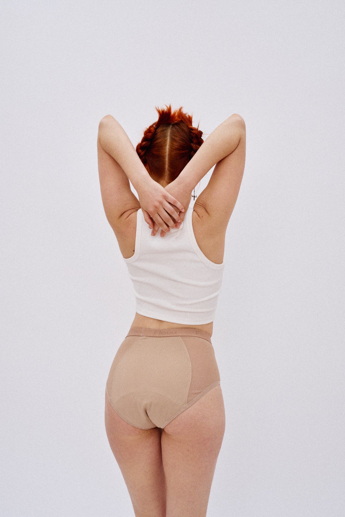 Flow 1 high waist, moderate flow - ochre