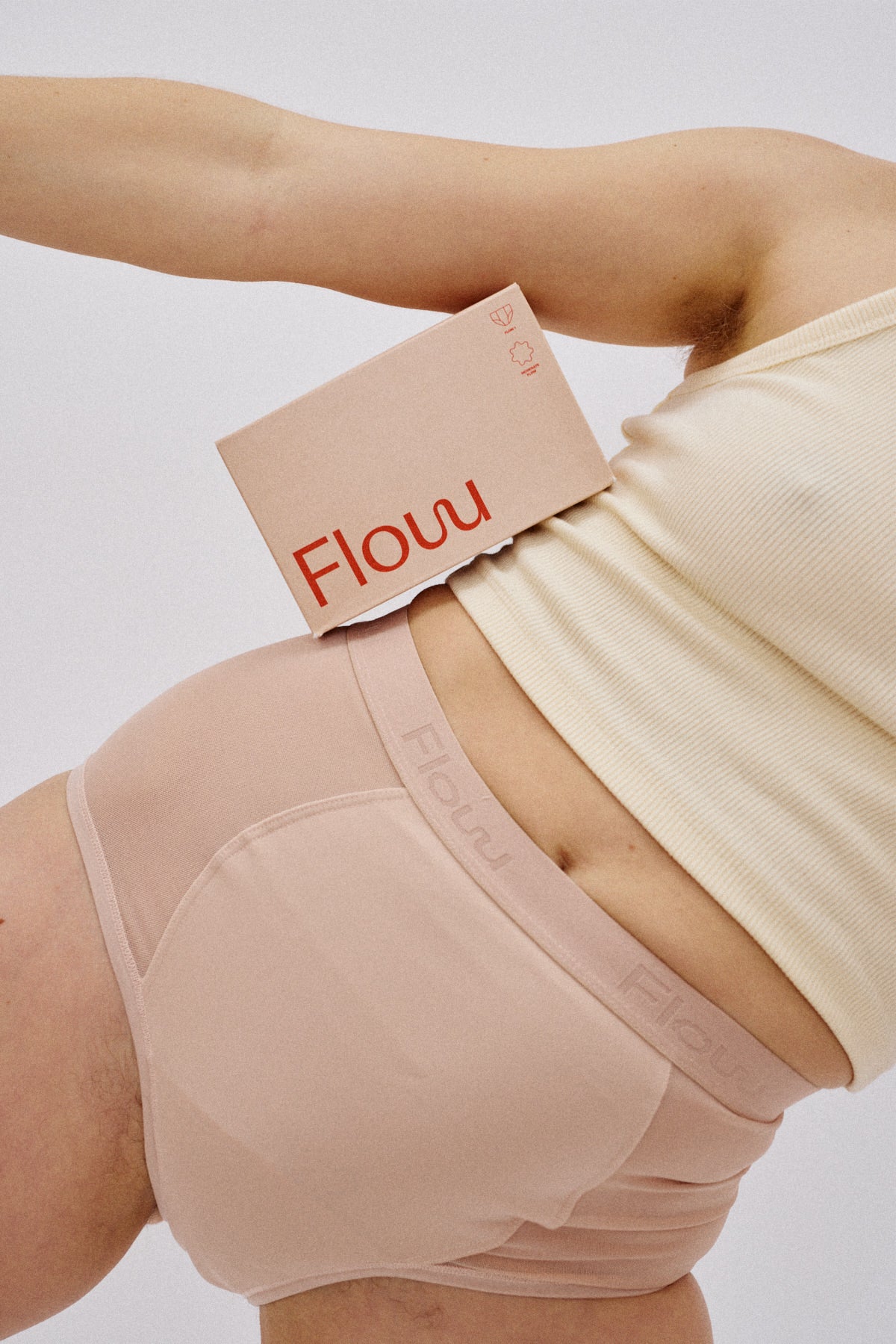 Flow 1 high waist, moderate flow - sand