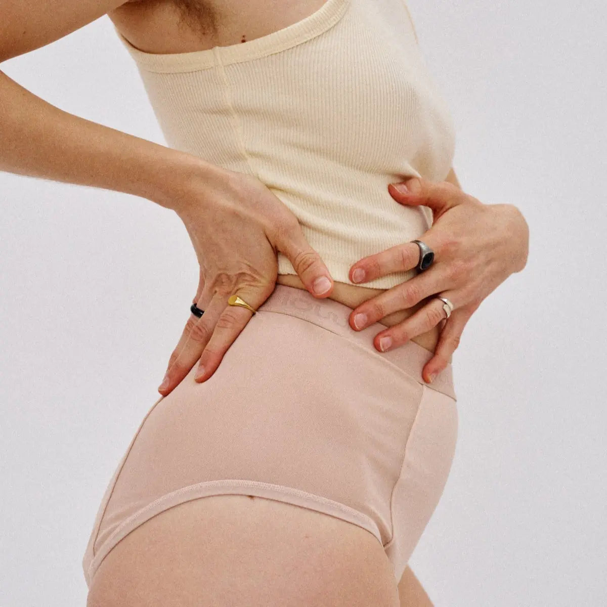 Menstruationstrusse med høj talje Flow Intimates