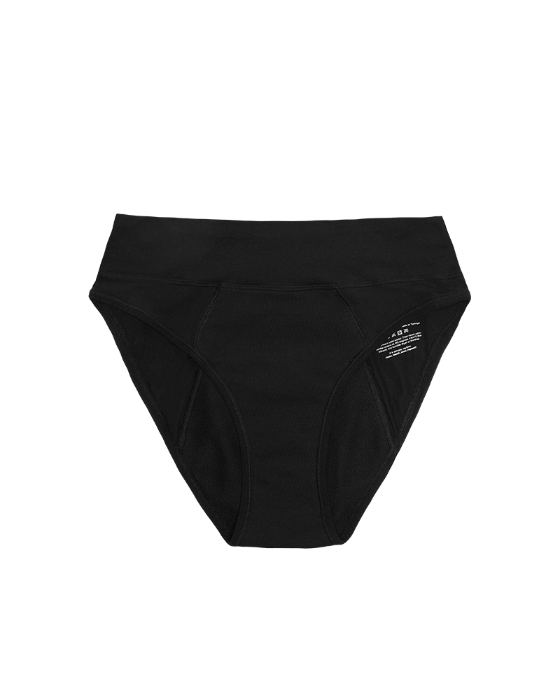 Flow 3 high waist, moderate+ flow - black