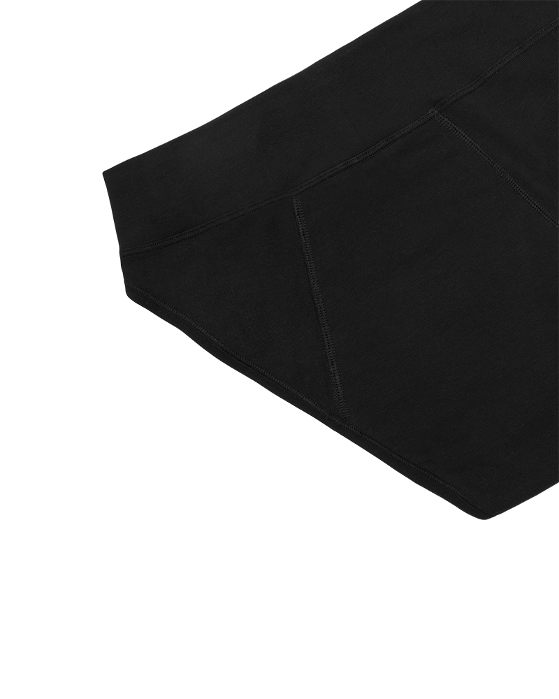 Flow 3 high waist, moderate+ flow - black