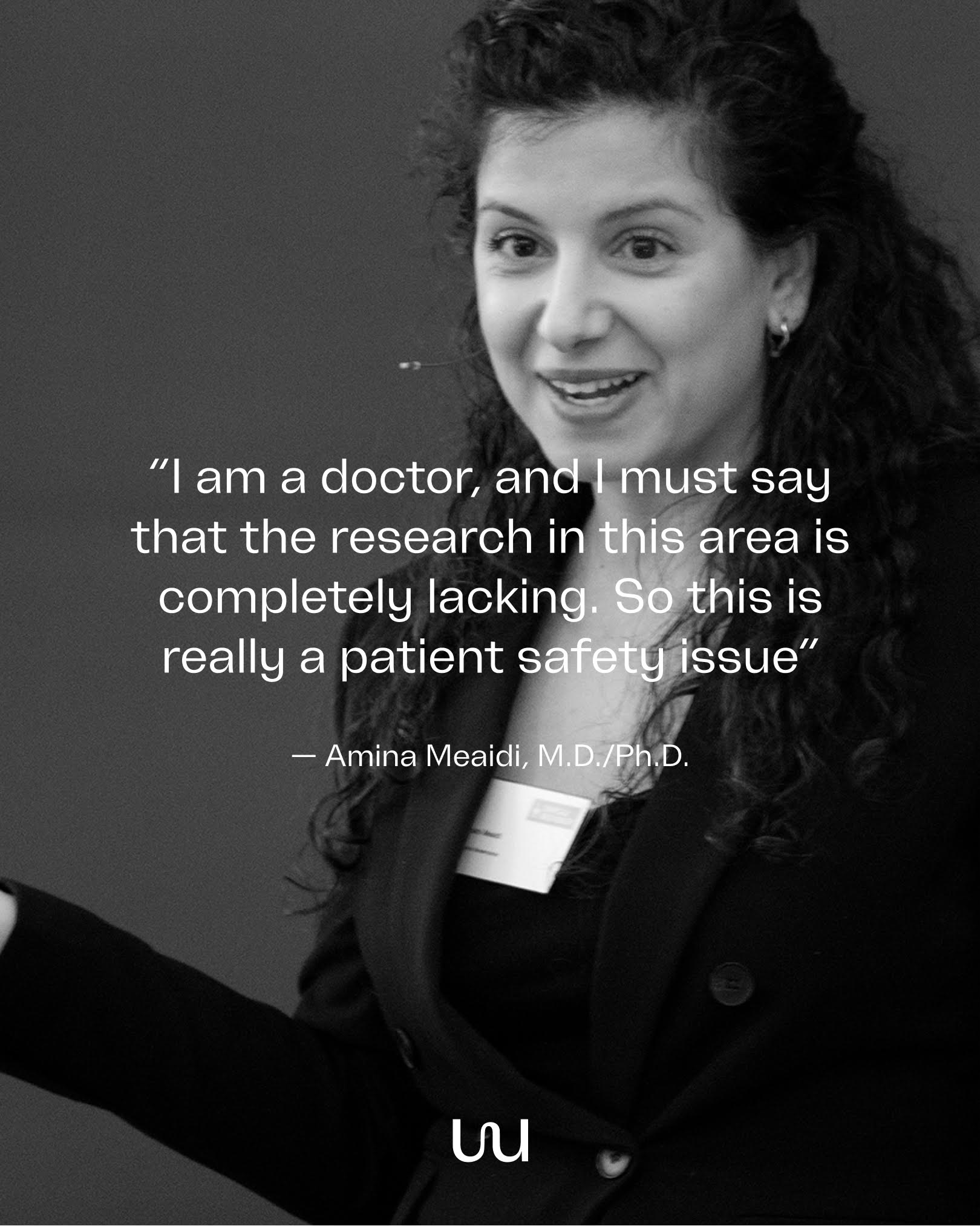 Doctor Amani Meaidi on Safe Choice: "This is really a patient safety issue"