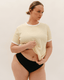 Period Flow Cheeky - mid rise - black
