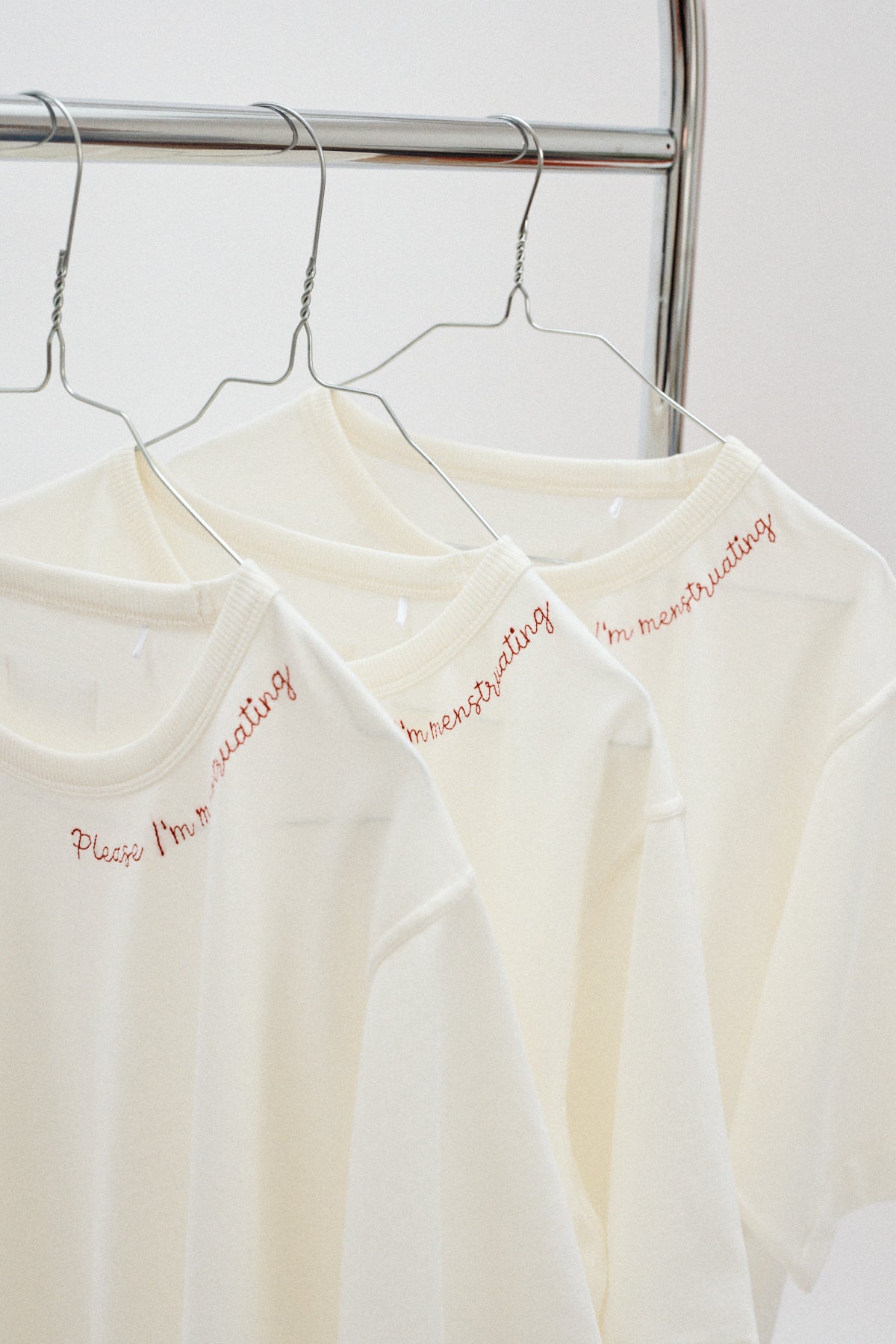 Cycle tee - "Please, I'm menstruating"