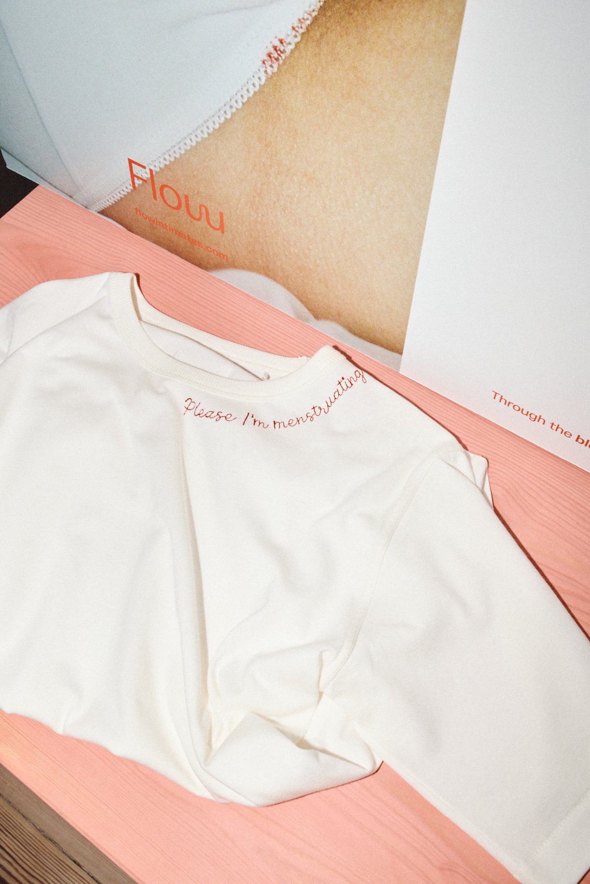 Cycle tee - "Please, I'm menstruating"